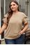 Picture of CURVY GIRL RUFFLED SLEEVE TOP